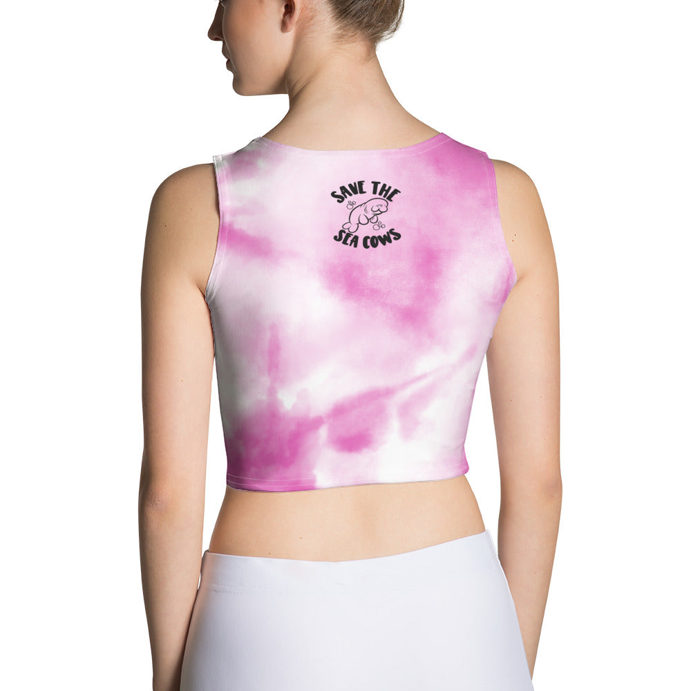 Pink Tie-Dye Sports Tank