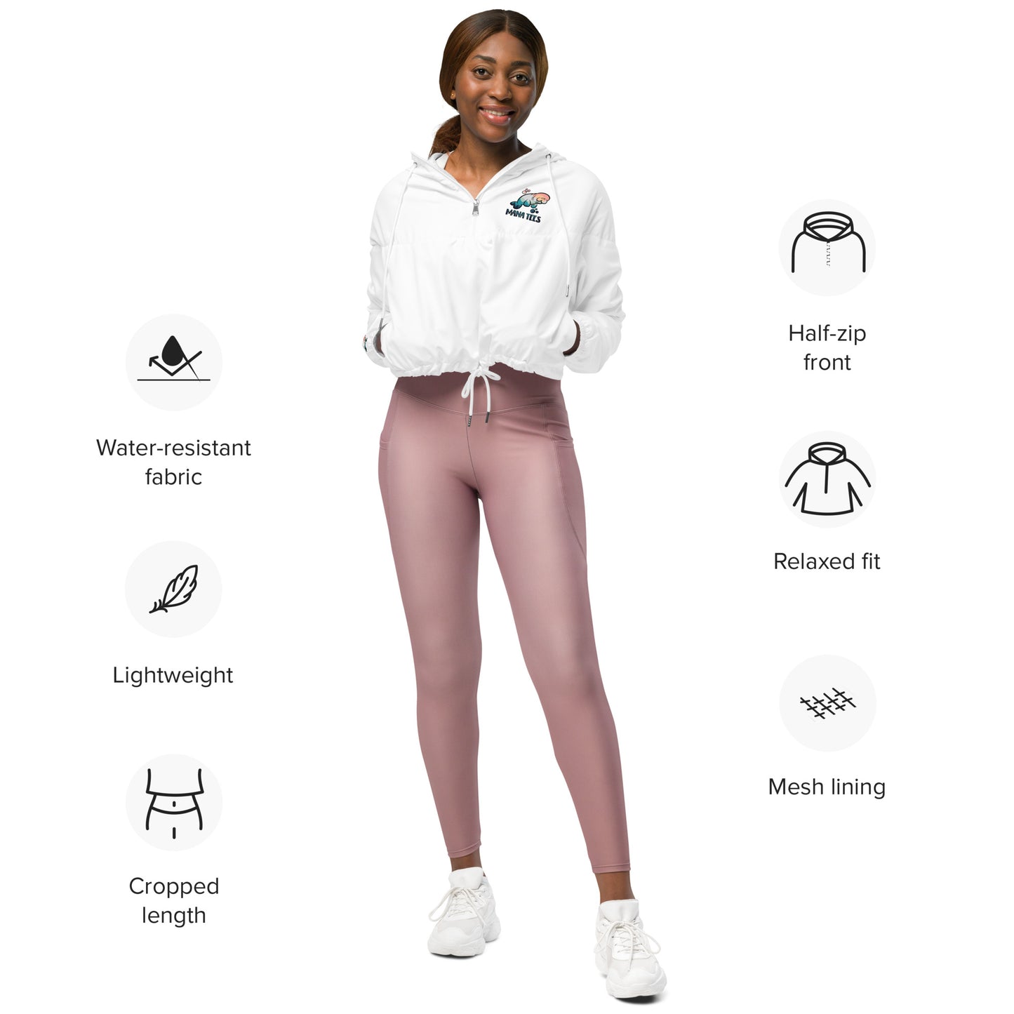 Mountain ManaTees Cropped Windbreaker