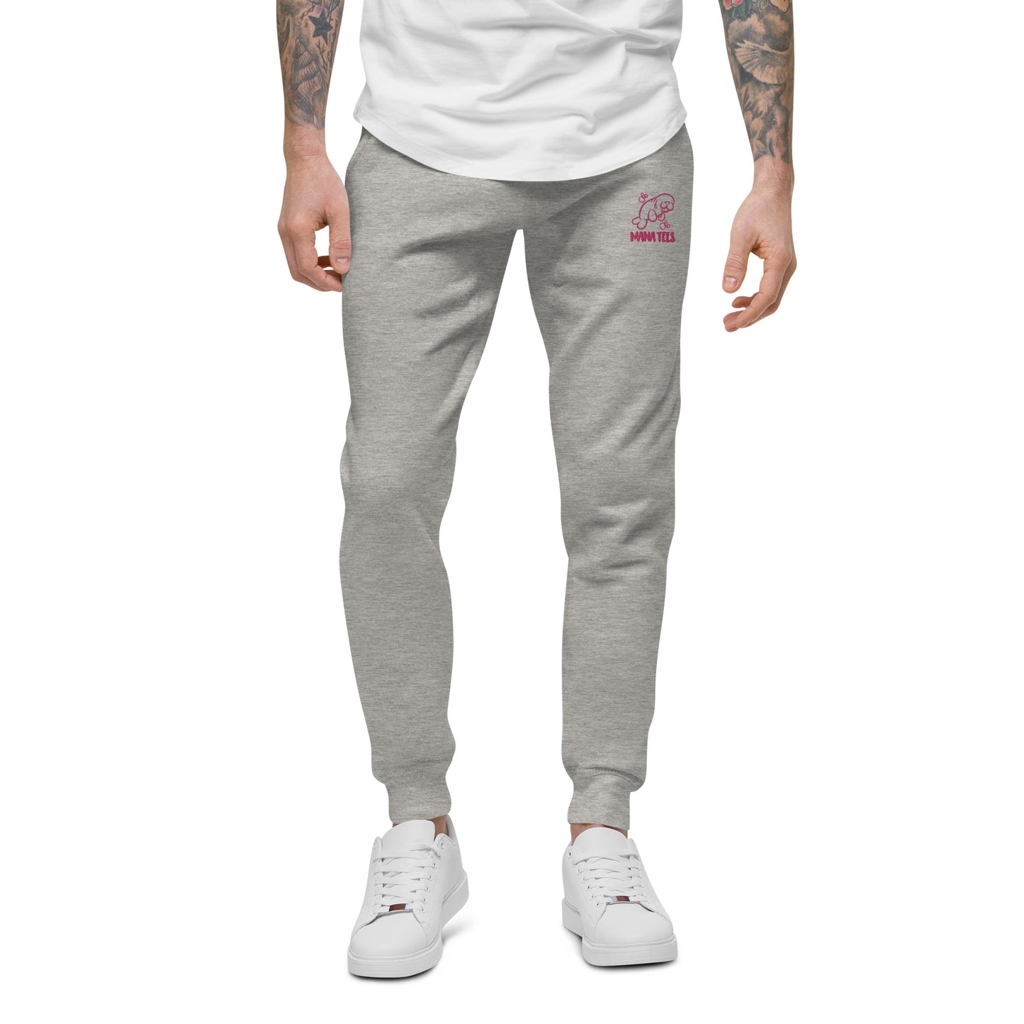 ManaTees Joggers with Pink Embroidered Logo