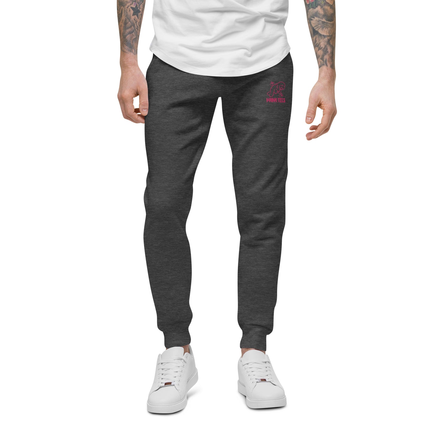ManaTees Joggers with Pink Embroidered Logo