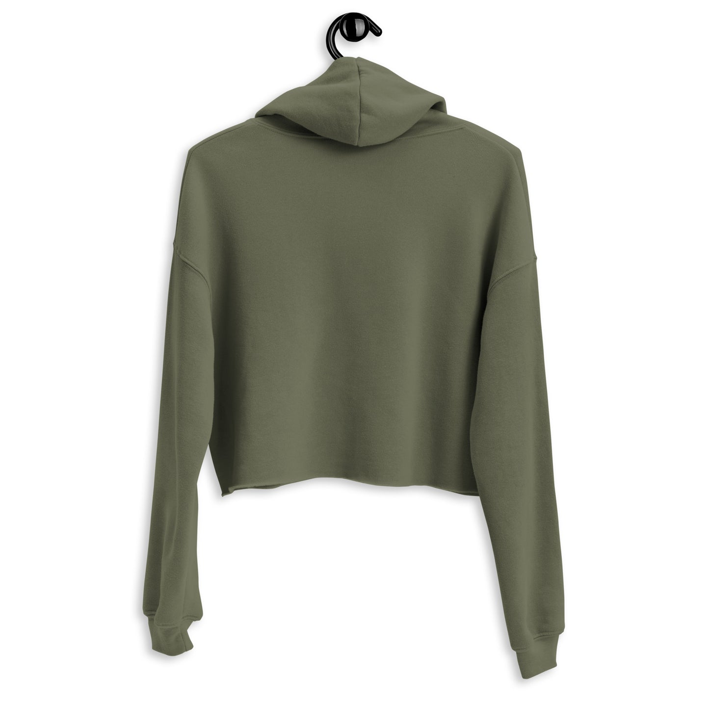 Cropped Fleece Hoodie
