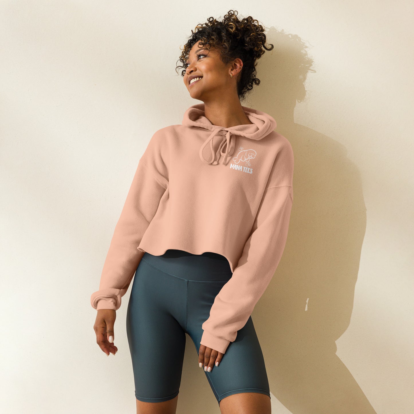 Cropped Fleece Hoodie