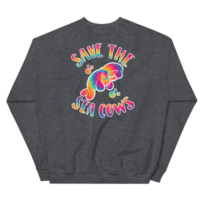 "Trippy Tie-Dye" Save the Sea Cows Sweatshirt