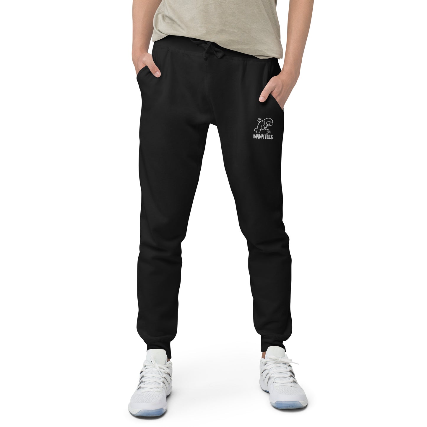 ManaTees Joggers with White Embroidered Logo