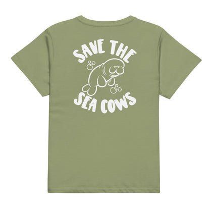 Save the Sea Cows Semi-Cropped Tee